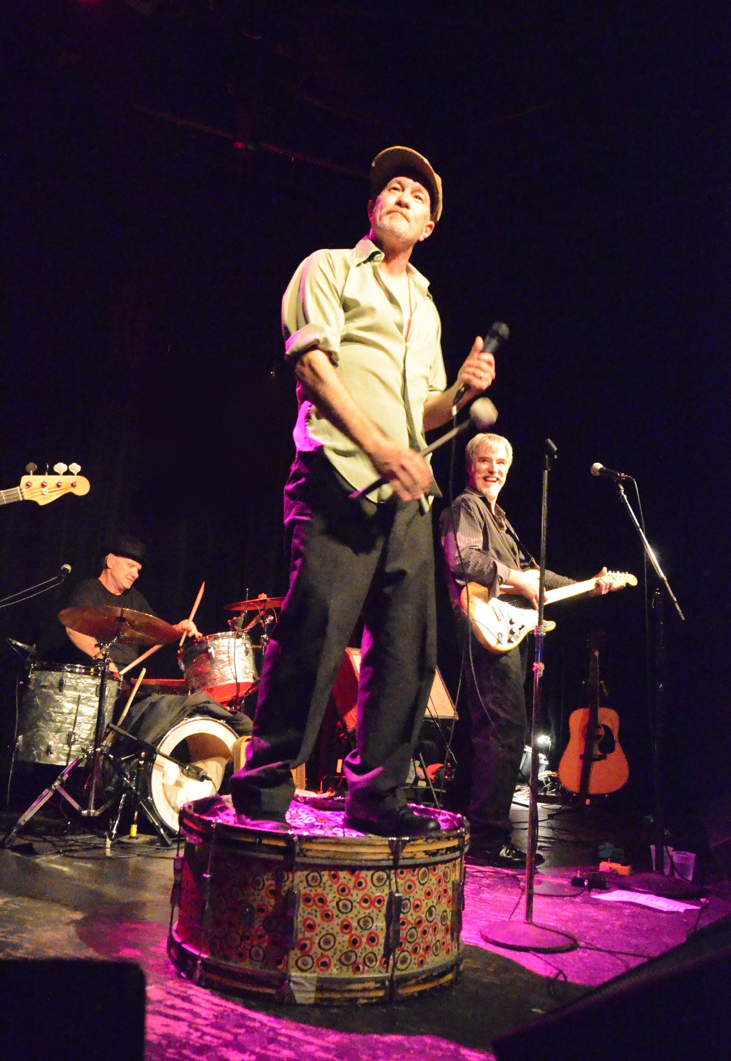 Michael Slattery (Shoulders) performing in 2013. 