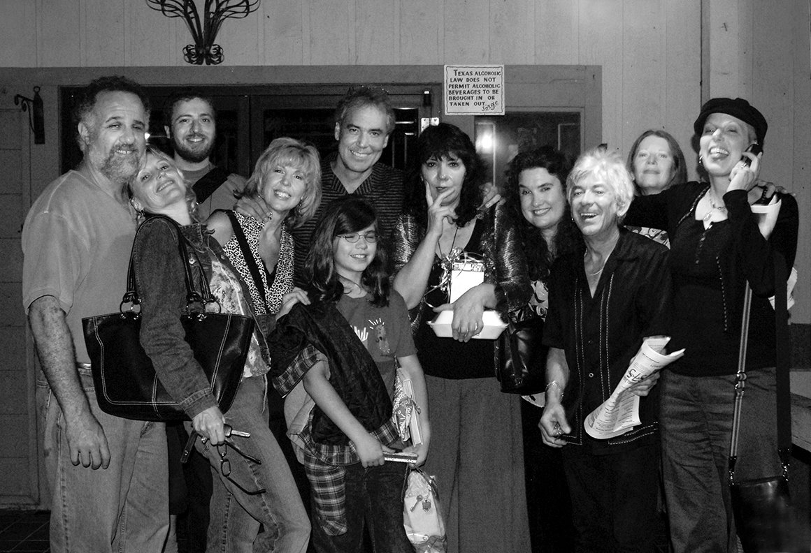 The Gang at the Alamo Drafthouse CD release of Spiritual Boy tribute to Ronnie Lane.