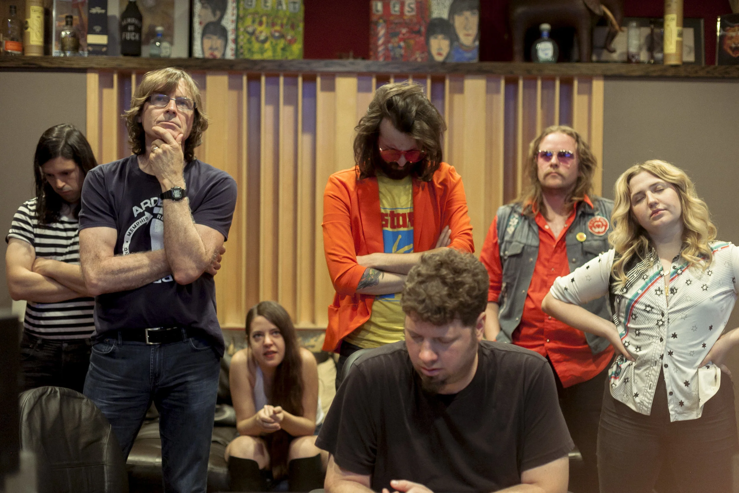 The Reputations recording in Ardent Studios in Memphis, TN with Jody Stephens and Adam Hill.