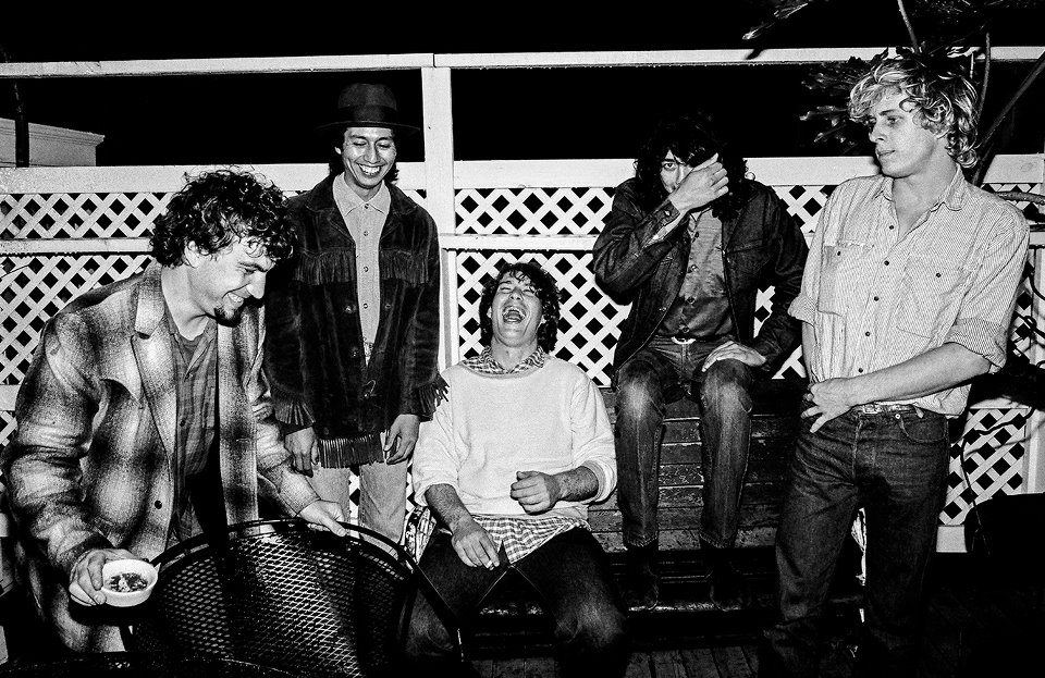 True Believers backstage at Fitzgerald’s in the 80’s.