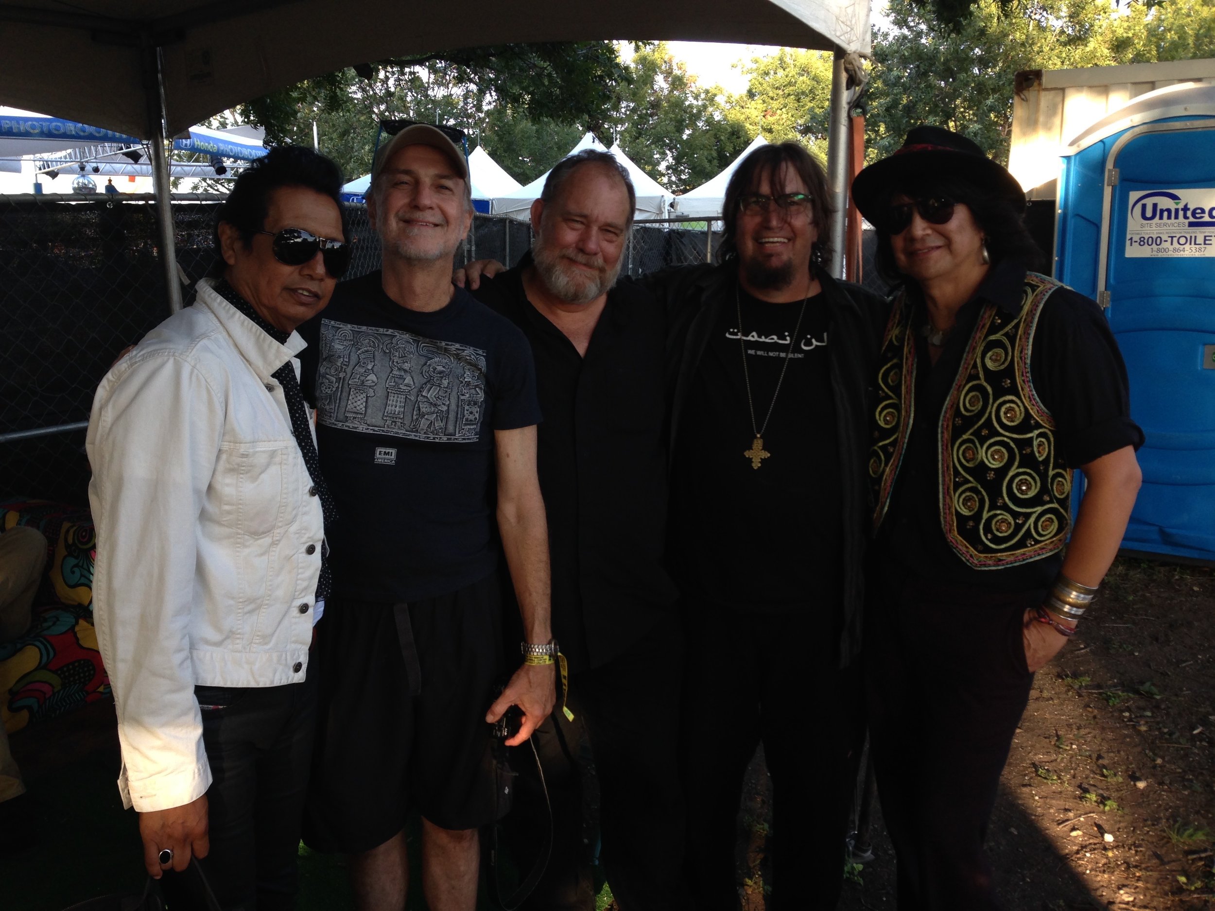 True Believers backstage at ACL Music Festival 2013. 