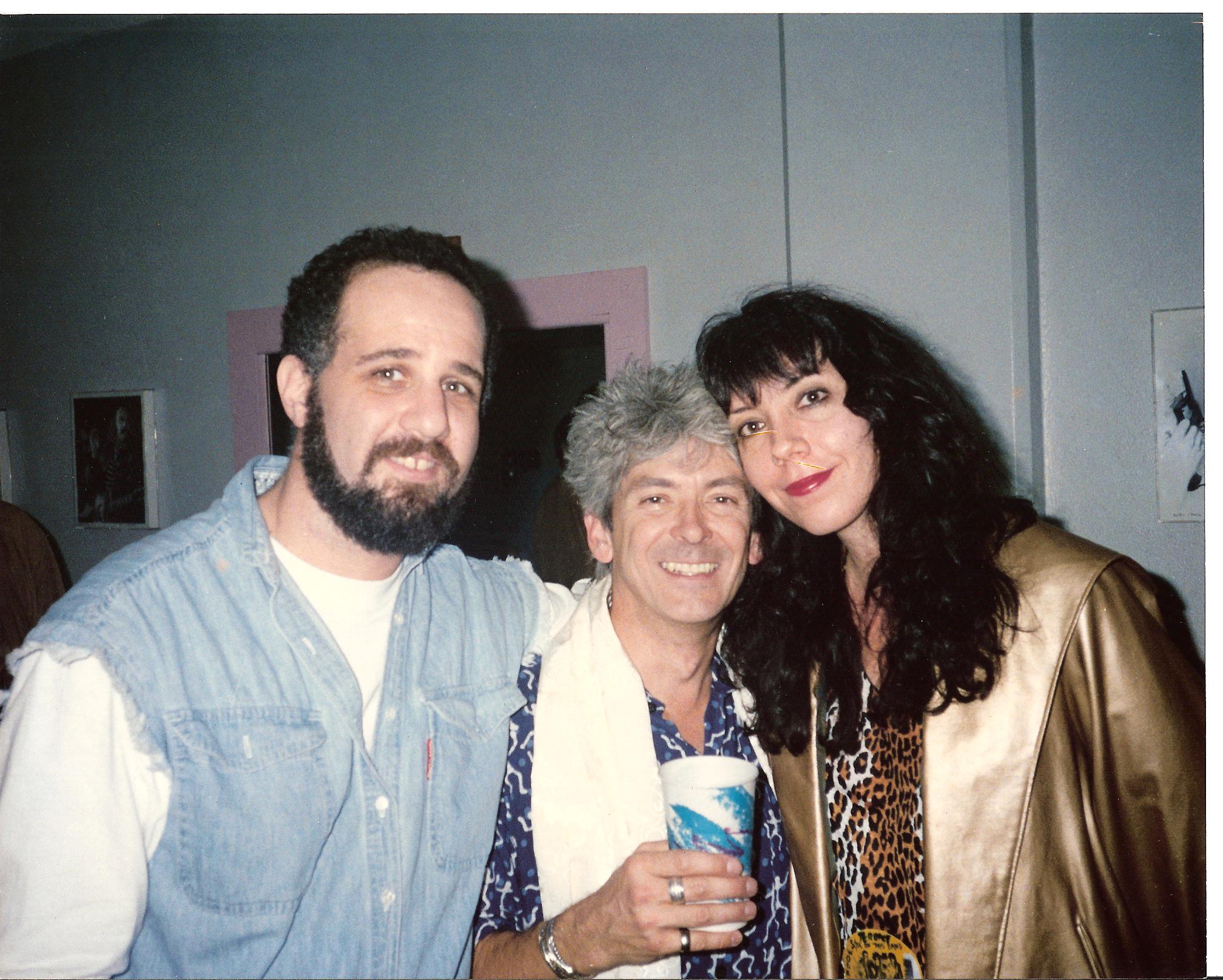 Jody Denberg, Ian ‘Mac’ McLagan and I.