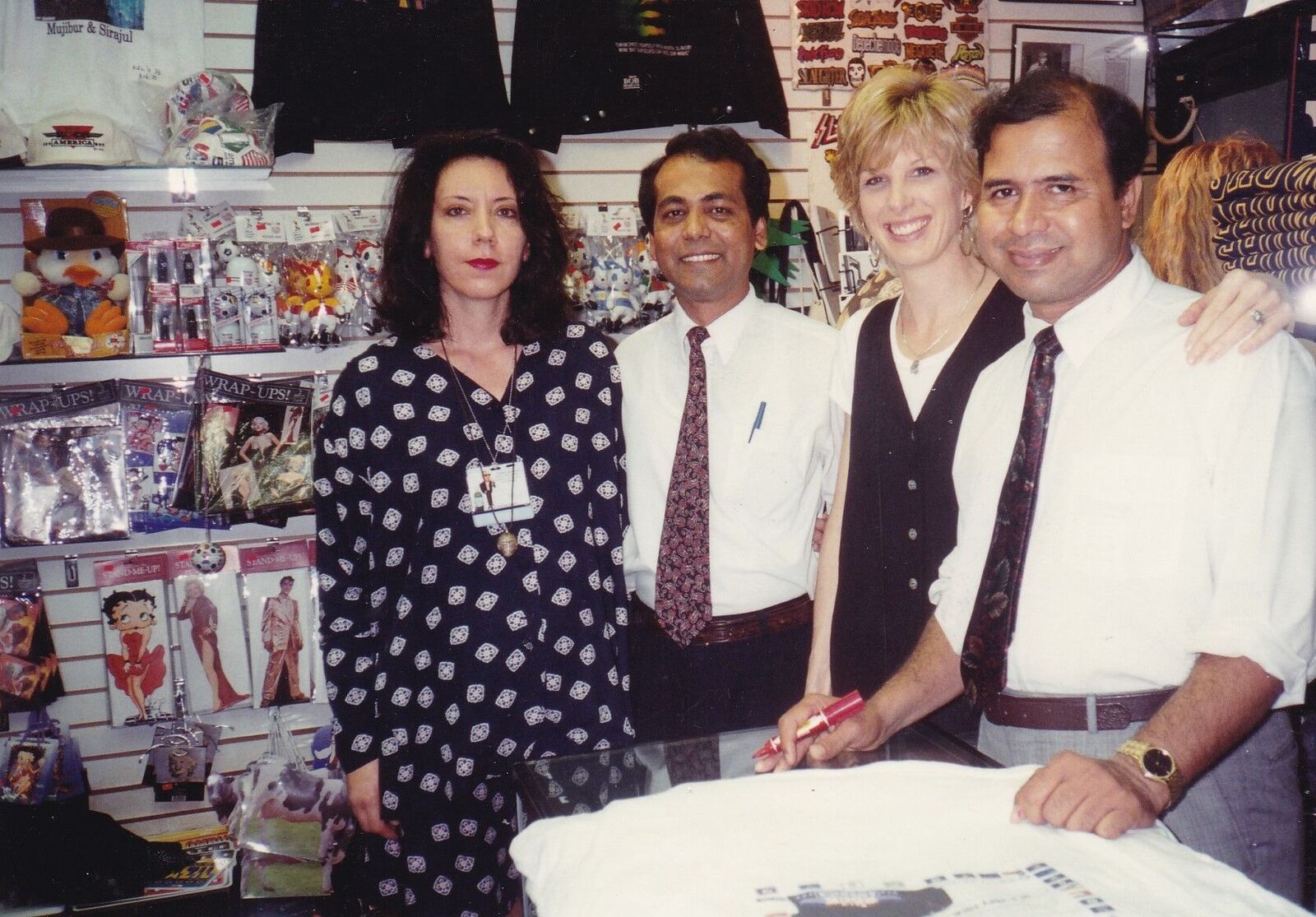 Mujibur Rahman and Sirajul Islam employed at souvenir shop K&L's Rock America, were frequent guests of David Letterman.