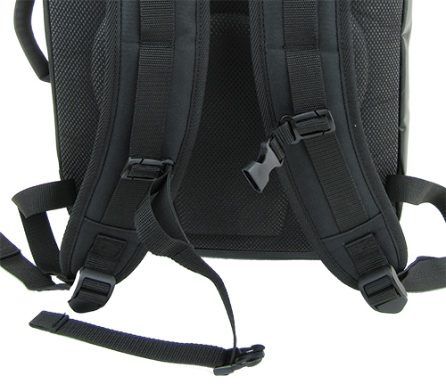 Neoprene padded shoulder strap with sternum strap