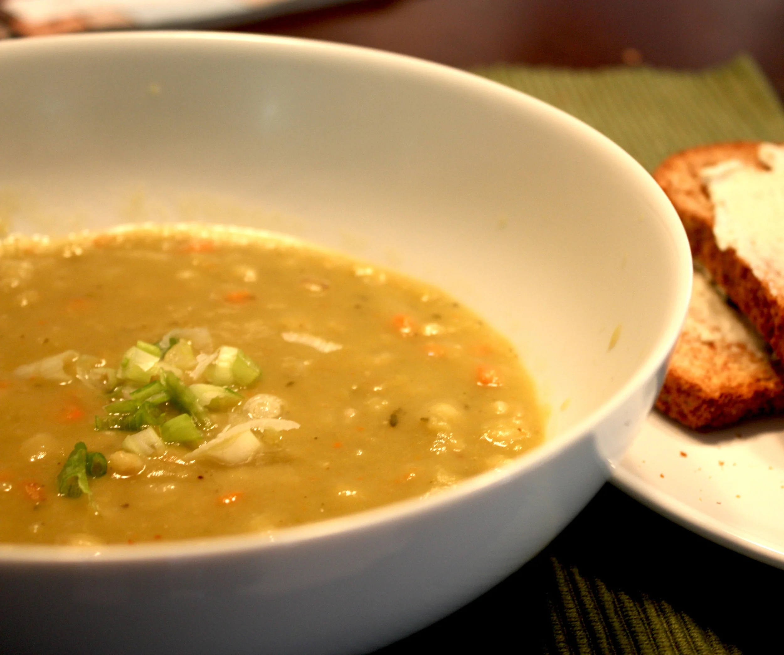 Split Pea Soup: $10/qt