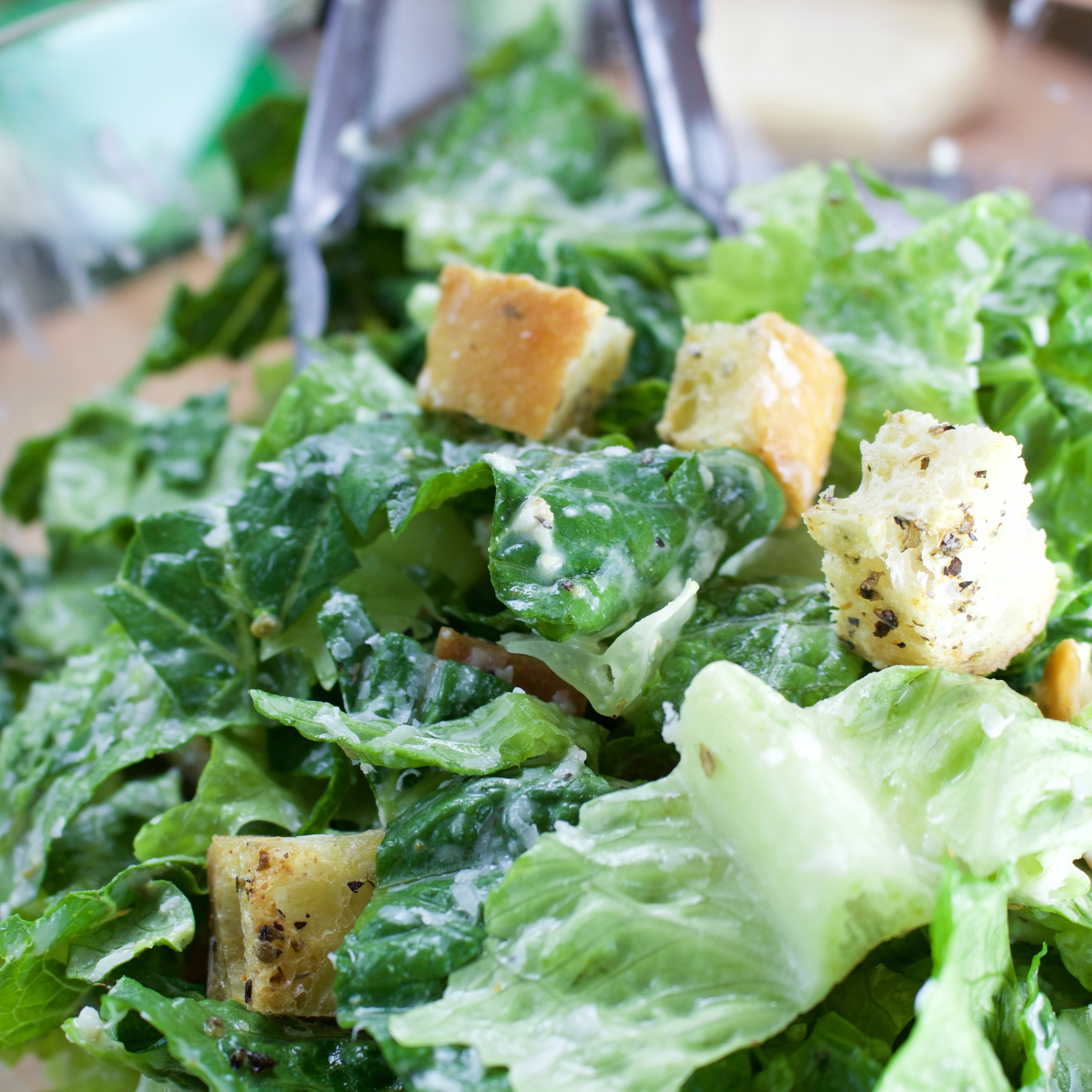 Vegetarian Caesar Salad — Land of Noms