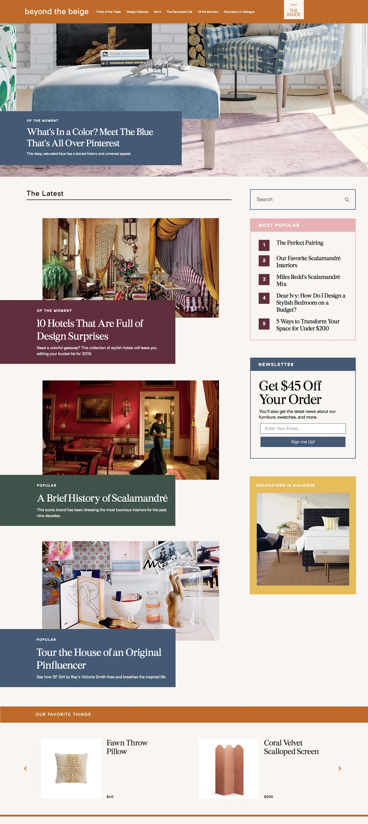  Beyond the Beige, The Inside - Website Design (Copy)