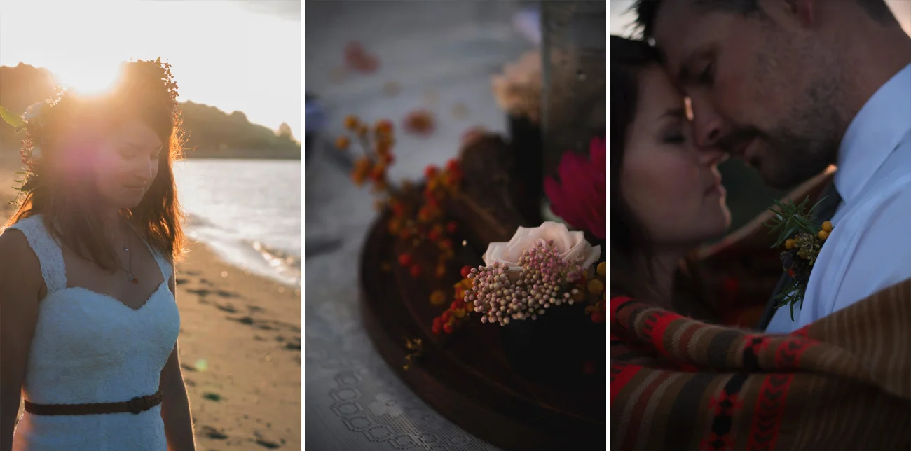 Late afternoon wedding photos at Spanish Banks in Vancouver.