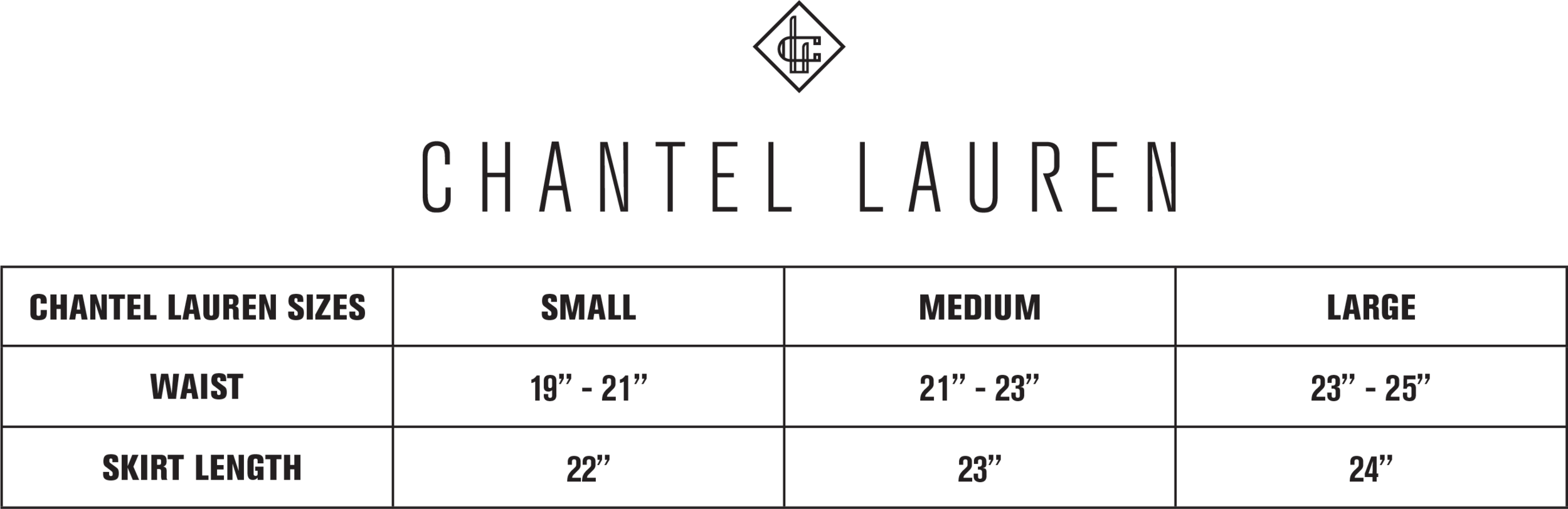 lauren sizes