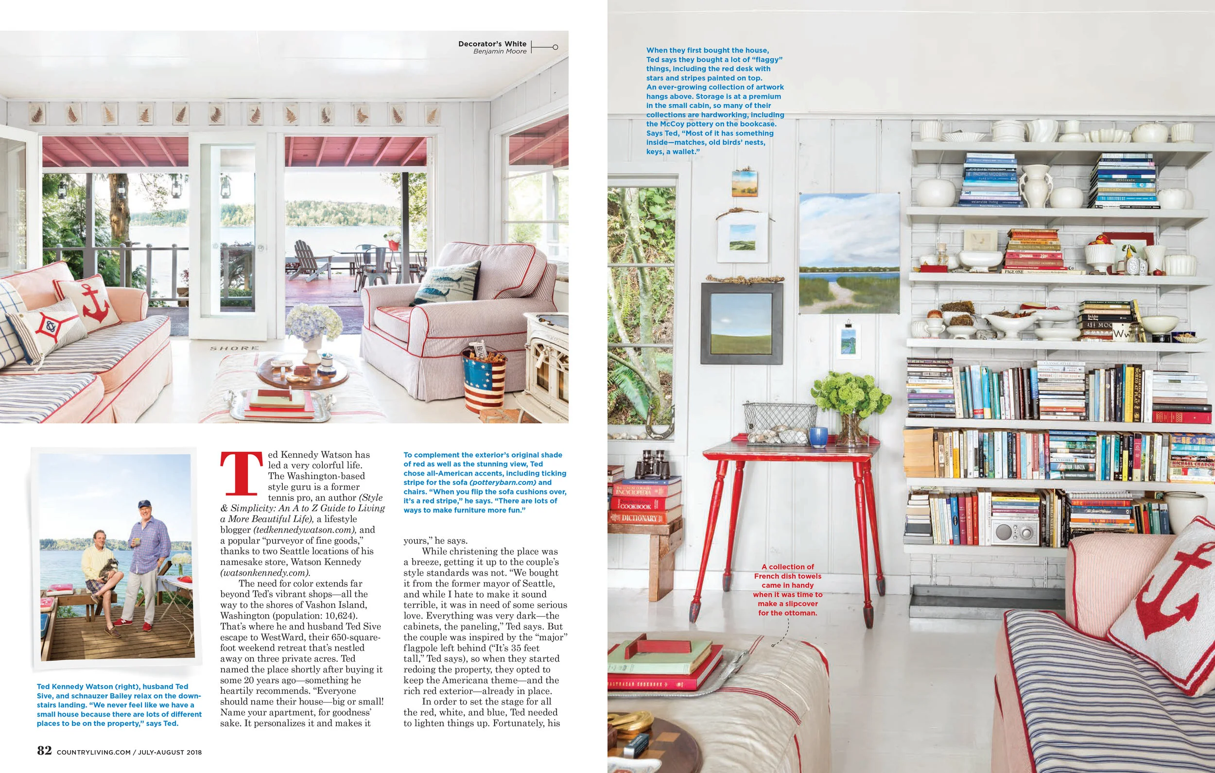 Country Living Feature Story - West Ward Home Tour