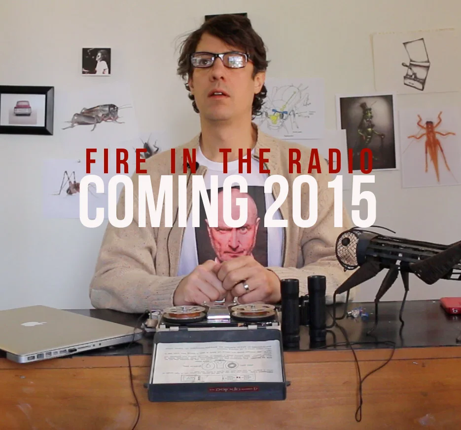 Screen shot from the Fire in the Radio short video series, Episode 401 "Crickets."