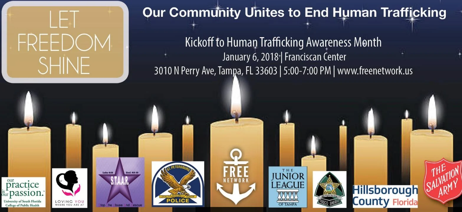 Let FREEDOM Shine! Kickoff to Human Trafficking Awareness Month