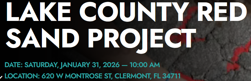 Lake County 1st Annual Red Sand Project