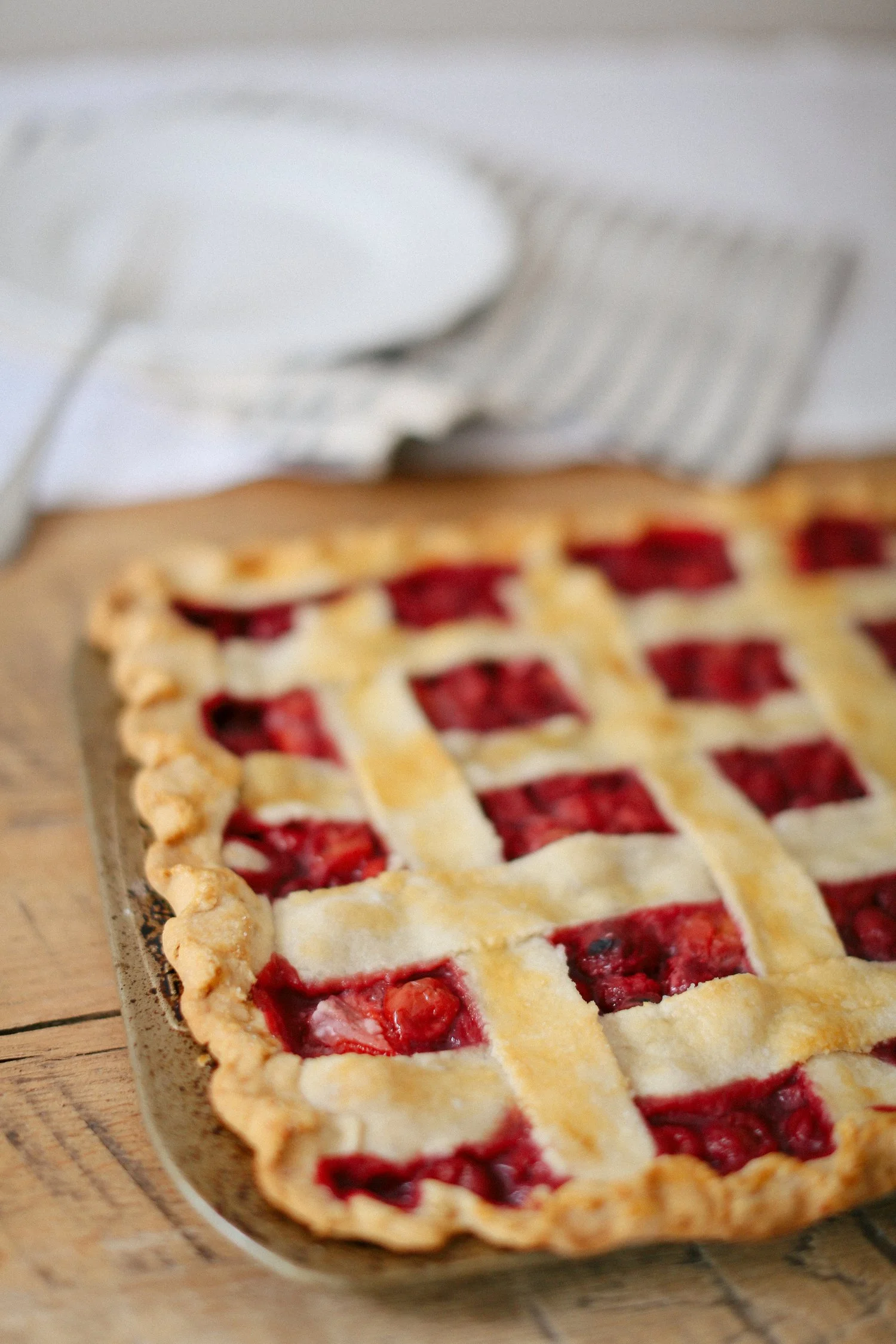 Sour Cherry Slab Pie