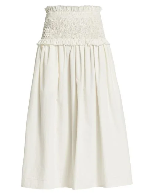 Smocked Skirt