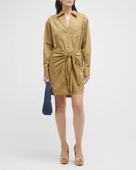 Tan Shirtdress