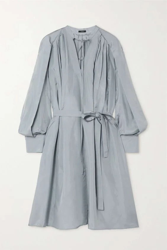 Grey Blue Dress