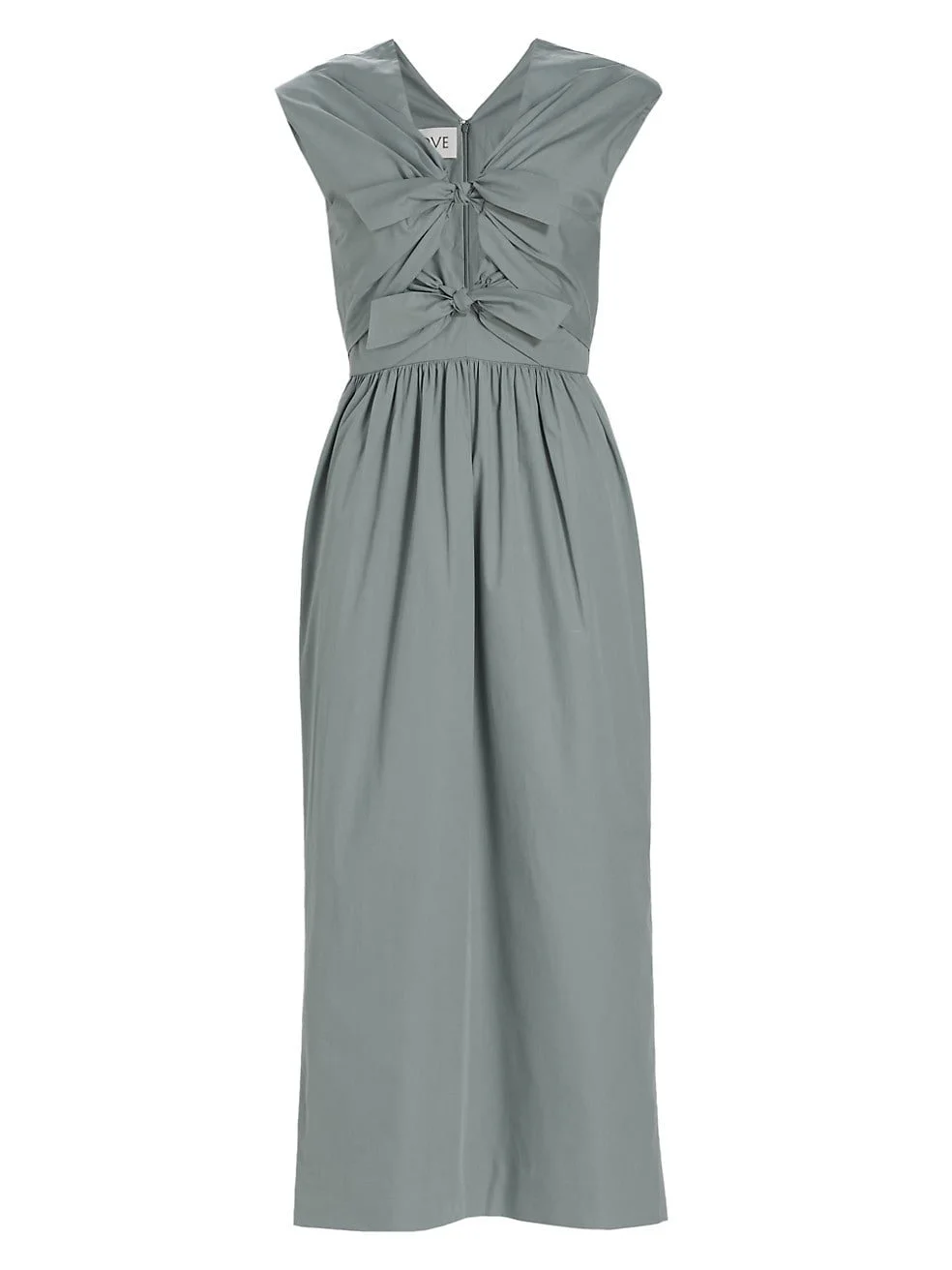 Bow Front Midi Dress