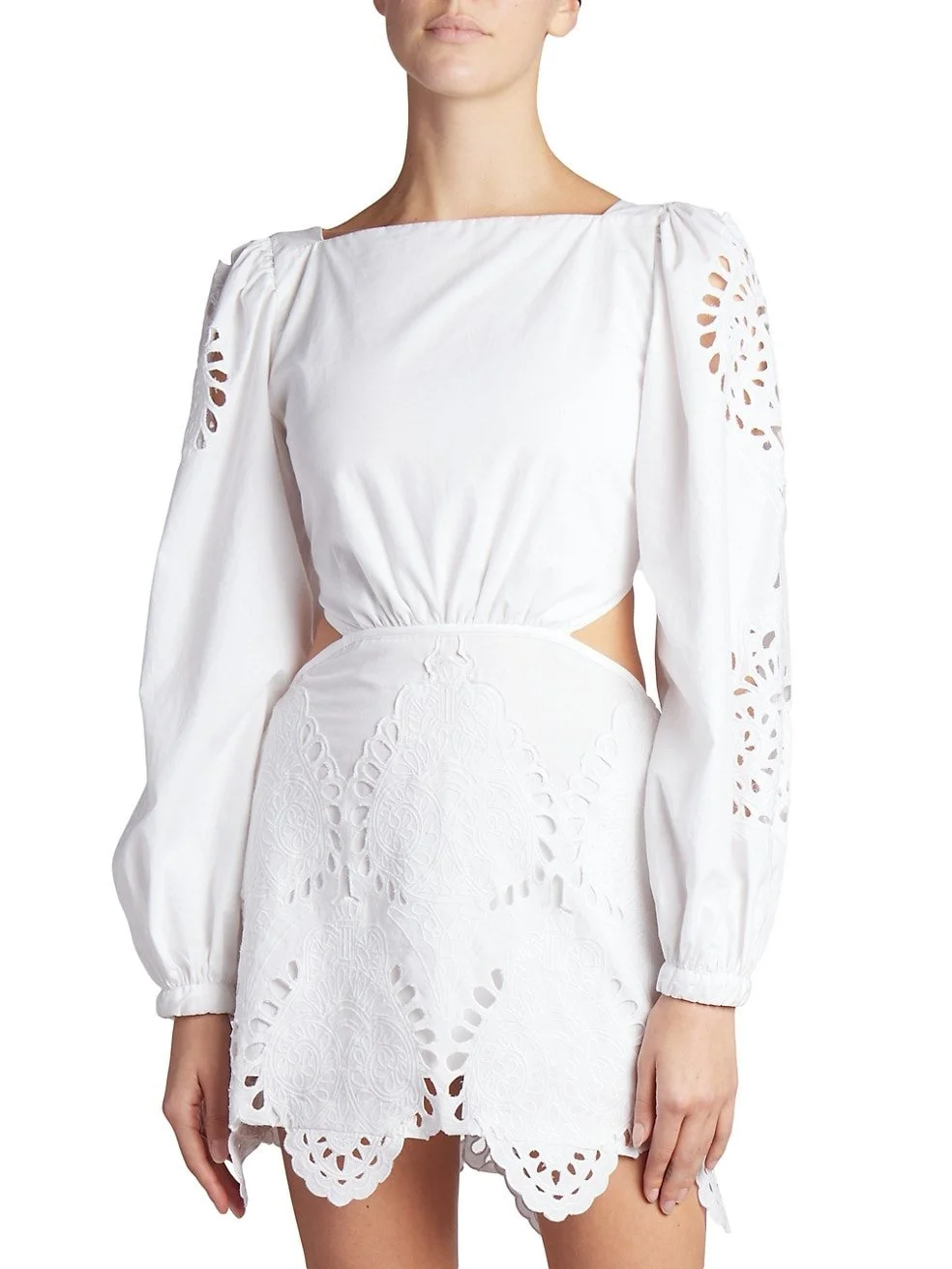 Eyelet Minidress