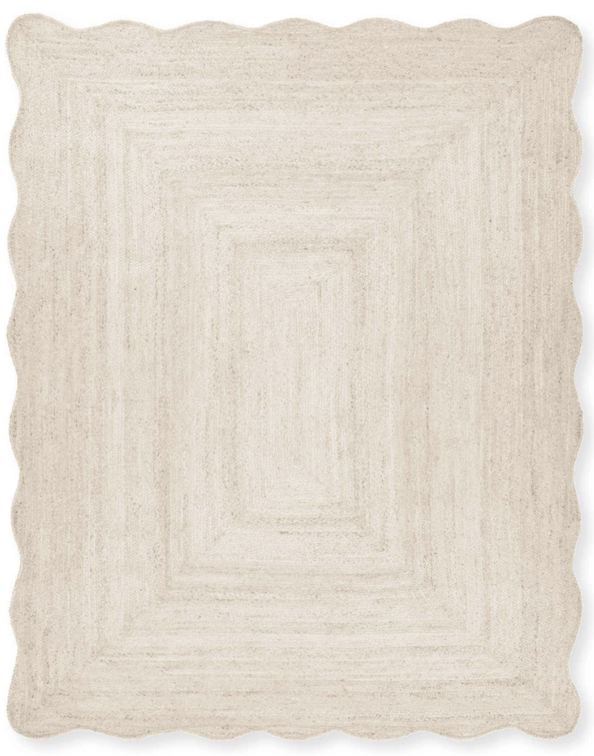 Serena &amp; Lily Scalloped Jute Rug
