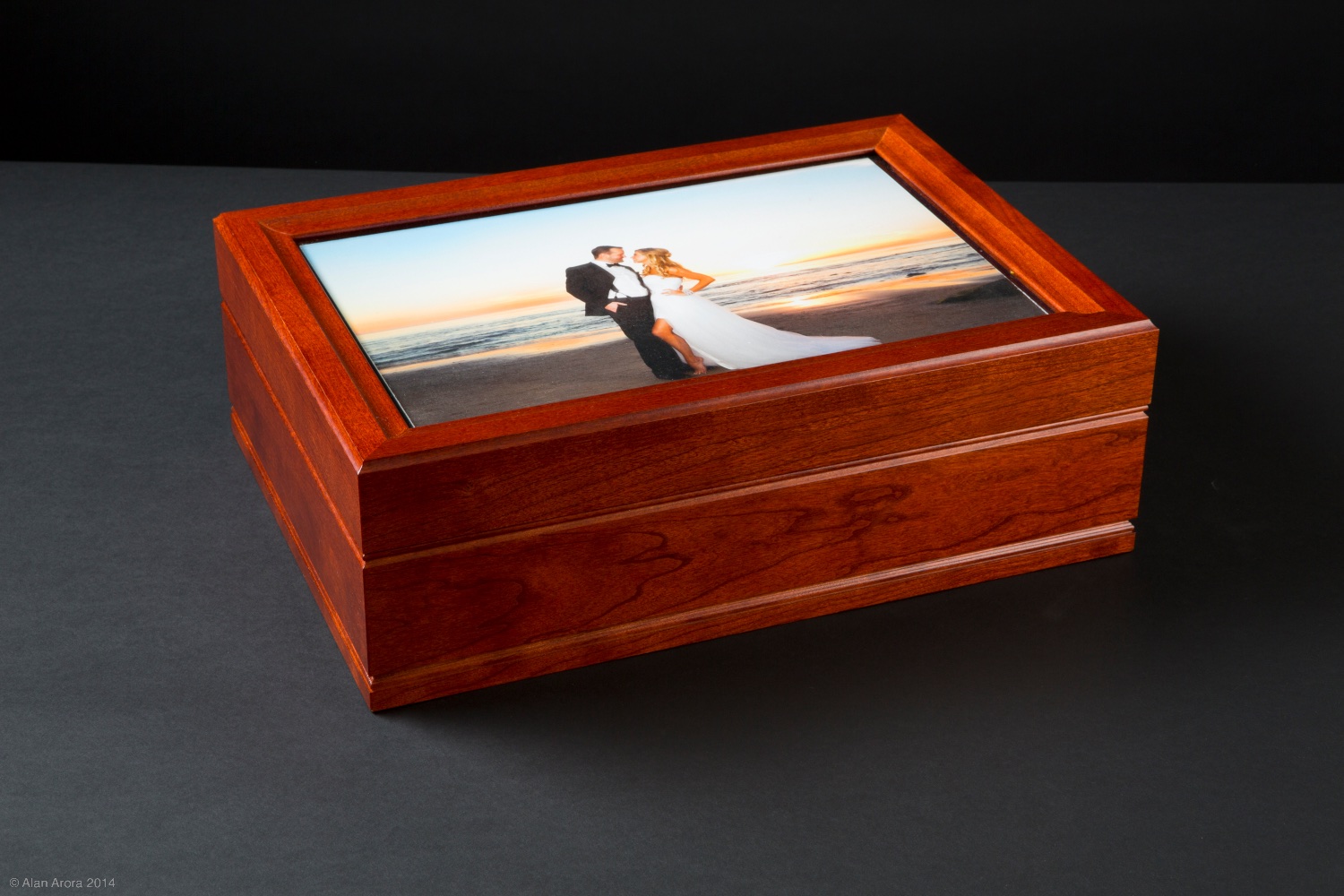 American Classic Cherry Photo-lid ~ $295