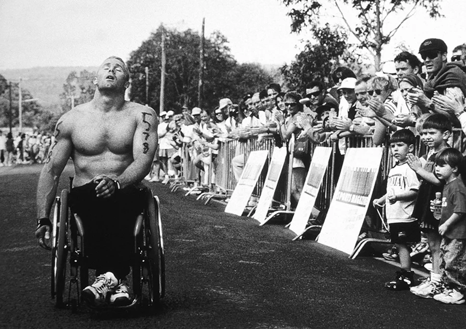 Nepean Triathlon 1994 finish