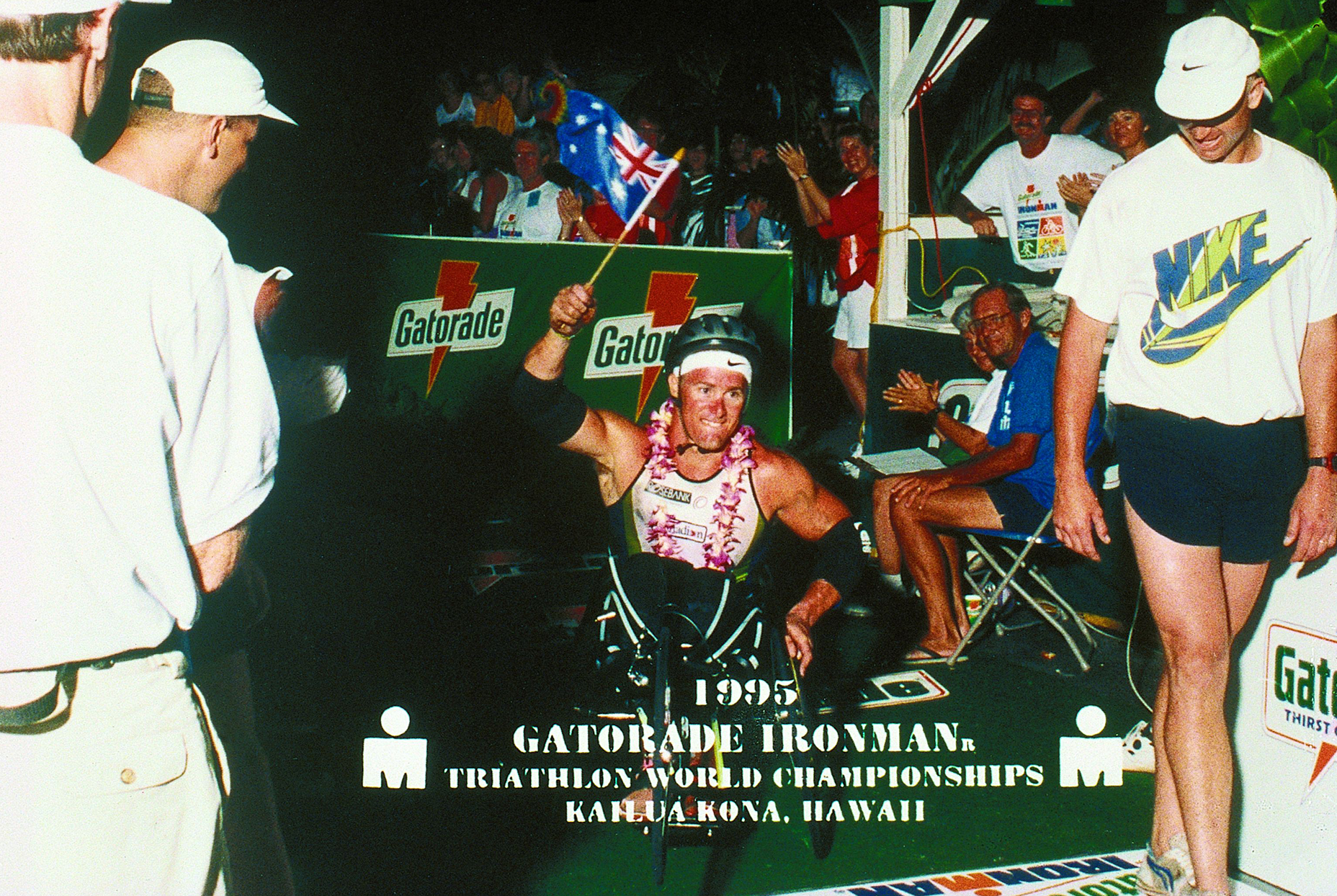 Hawaiian Ironman 1995 finish