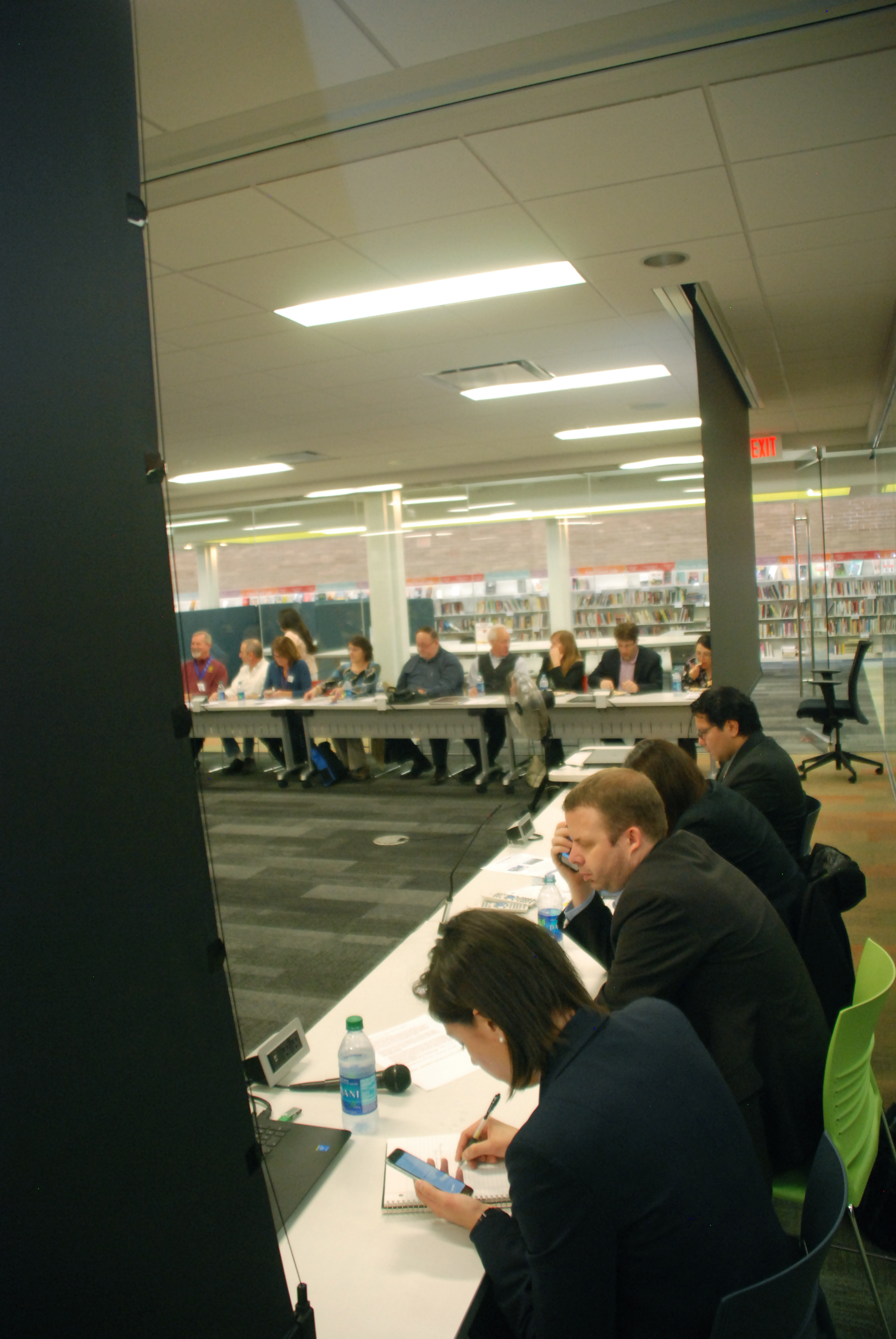 Panel preparing to speak