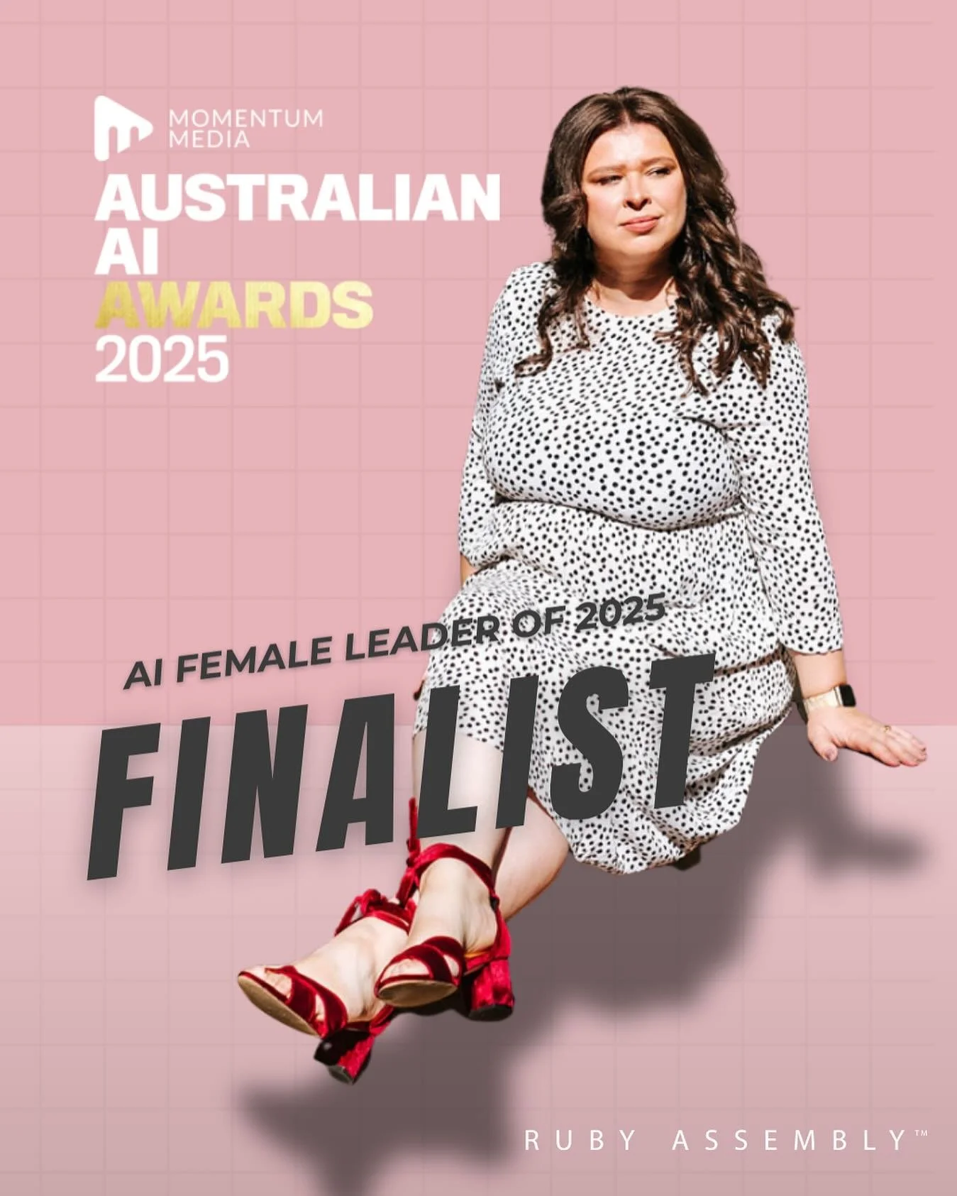 SHE&rsquo;S A FINALIST! We&rsquo;re thrilled to announce that our Director @iolanthegabrie been named a finalist in the Australian AI Awards 2025 in the category of AI Female Leader of the Year &ndash; SME. Iolanthe wishes to thank the Ruby Assembly 