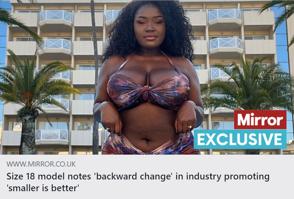 Curvaceous Model Tina on the "Backwards Change" in the Fashion Industry