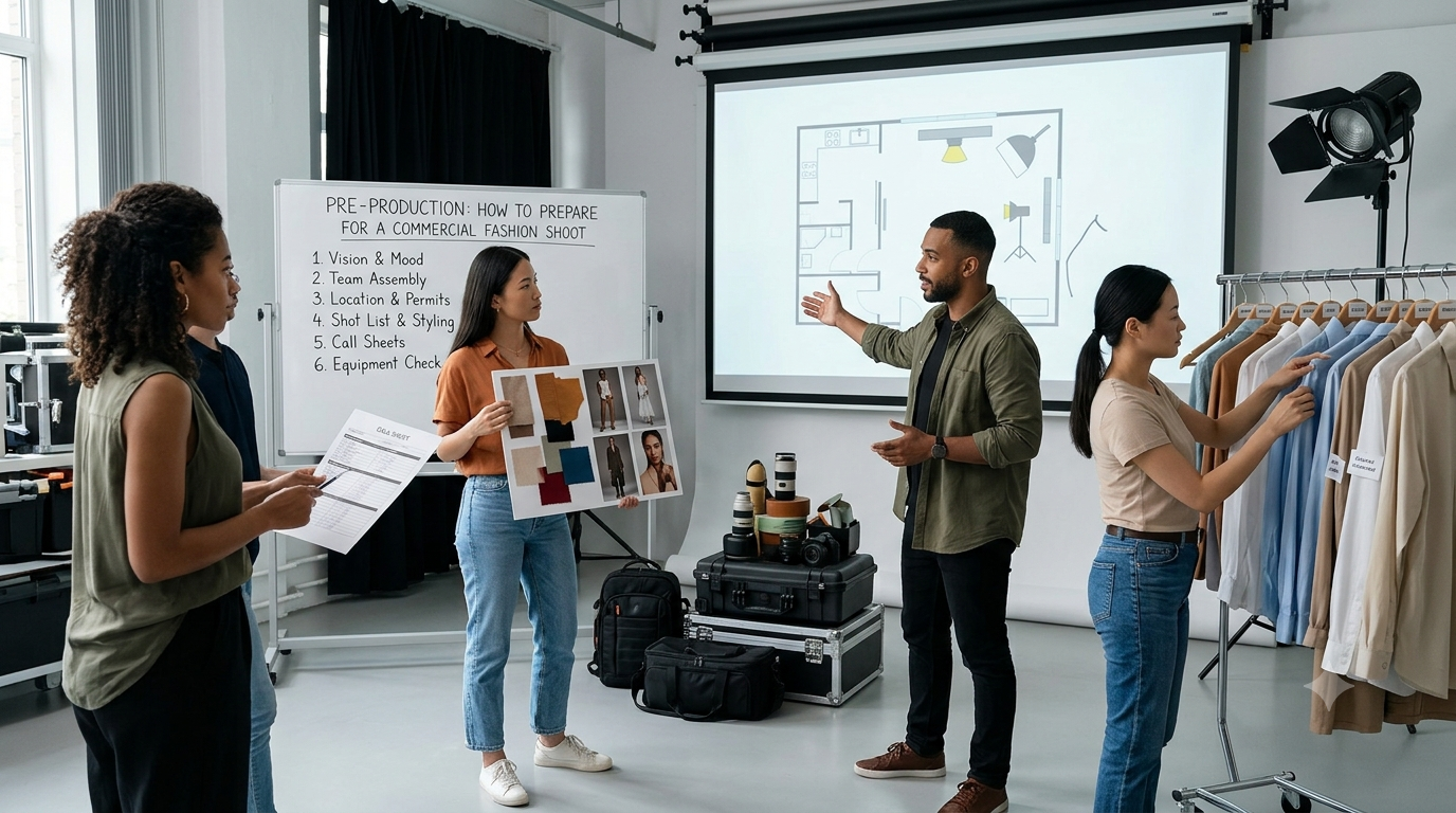 How to Prepare for a Commercial Fashion Shoot