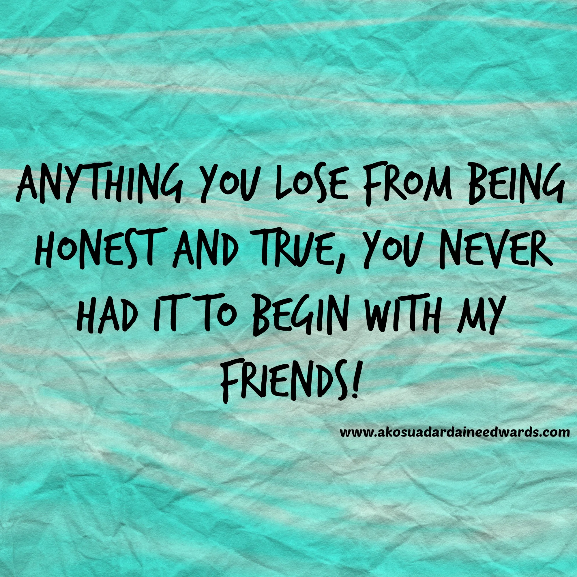 Trust and Initmacy Must Be Earned