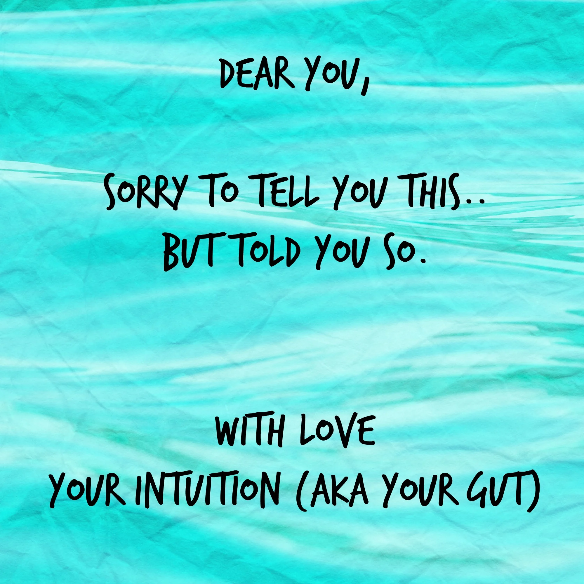 Stay in Touch with Your Intuition