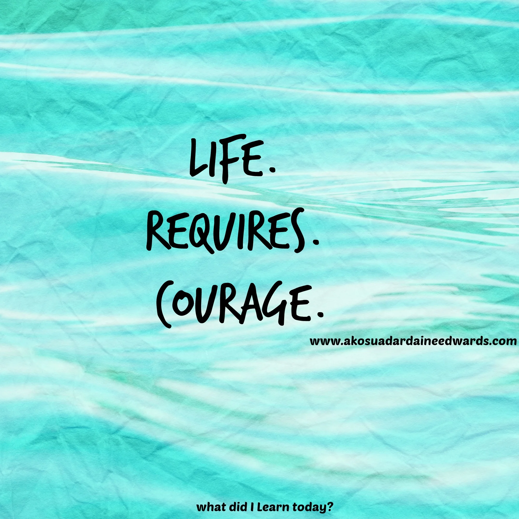 Courage Also Looks Like...