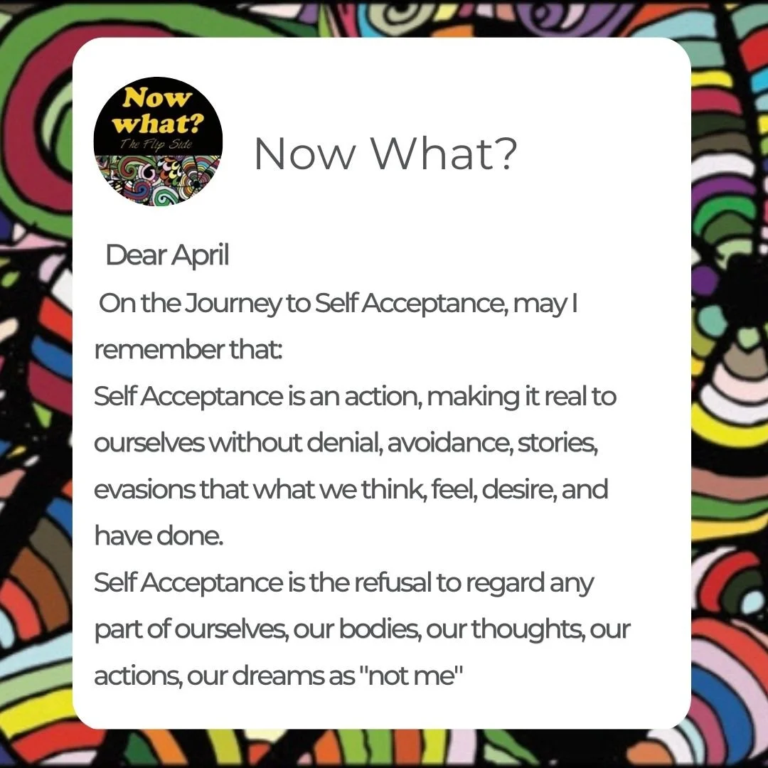 April is the Journey to Self Acceptance 