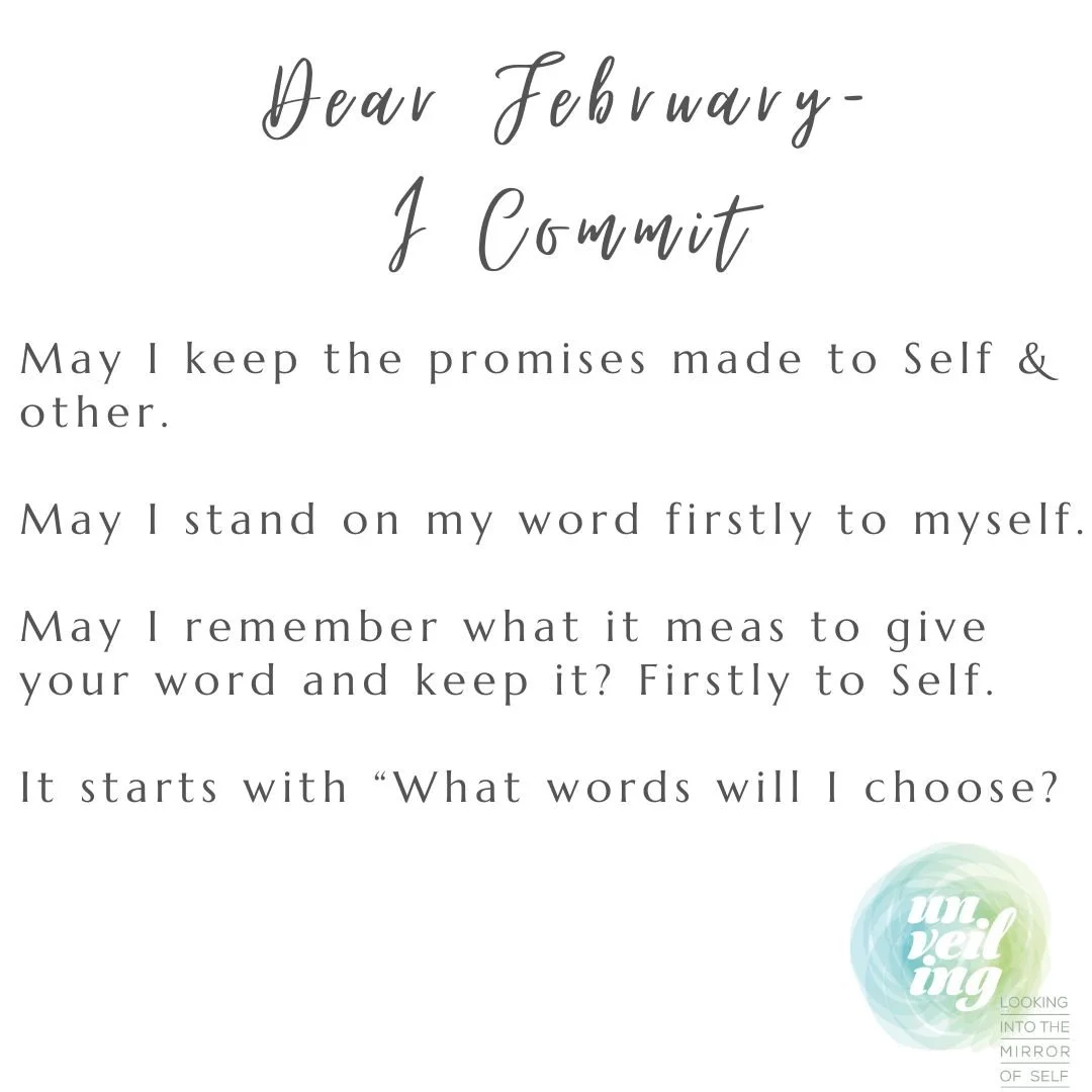 February I am Committing to Keeping my Word 
