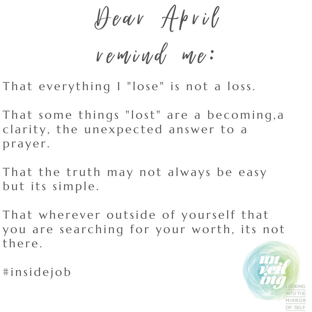 Dear April - Remind Me...