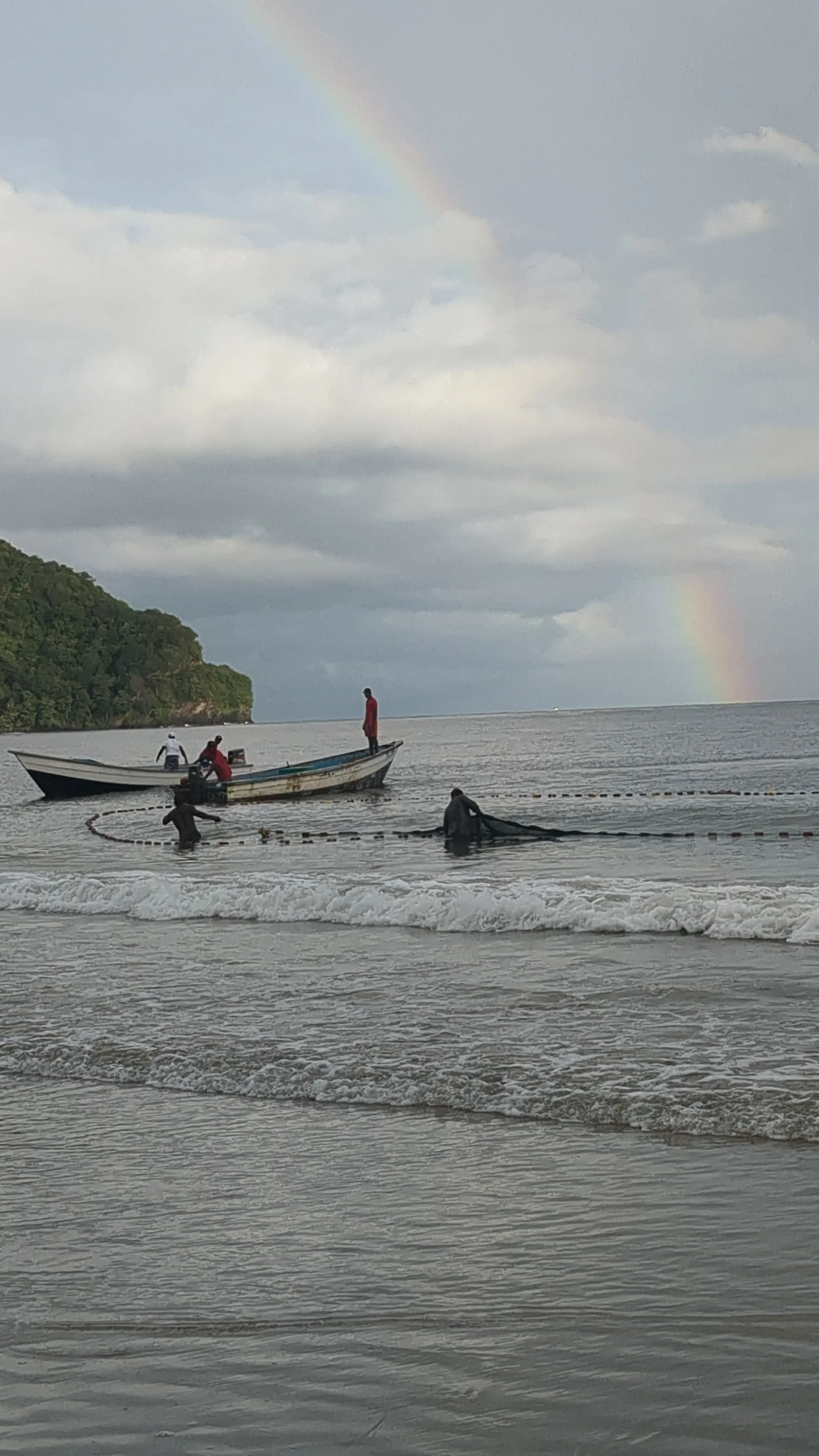 A Rainbow Over the Fishermen
