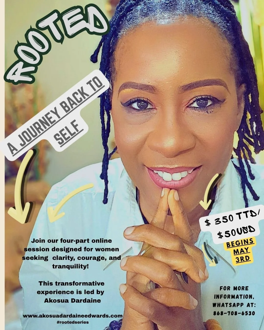 A Return to Your Roots - An Online 4 Part Series with Akosua