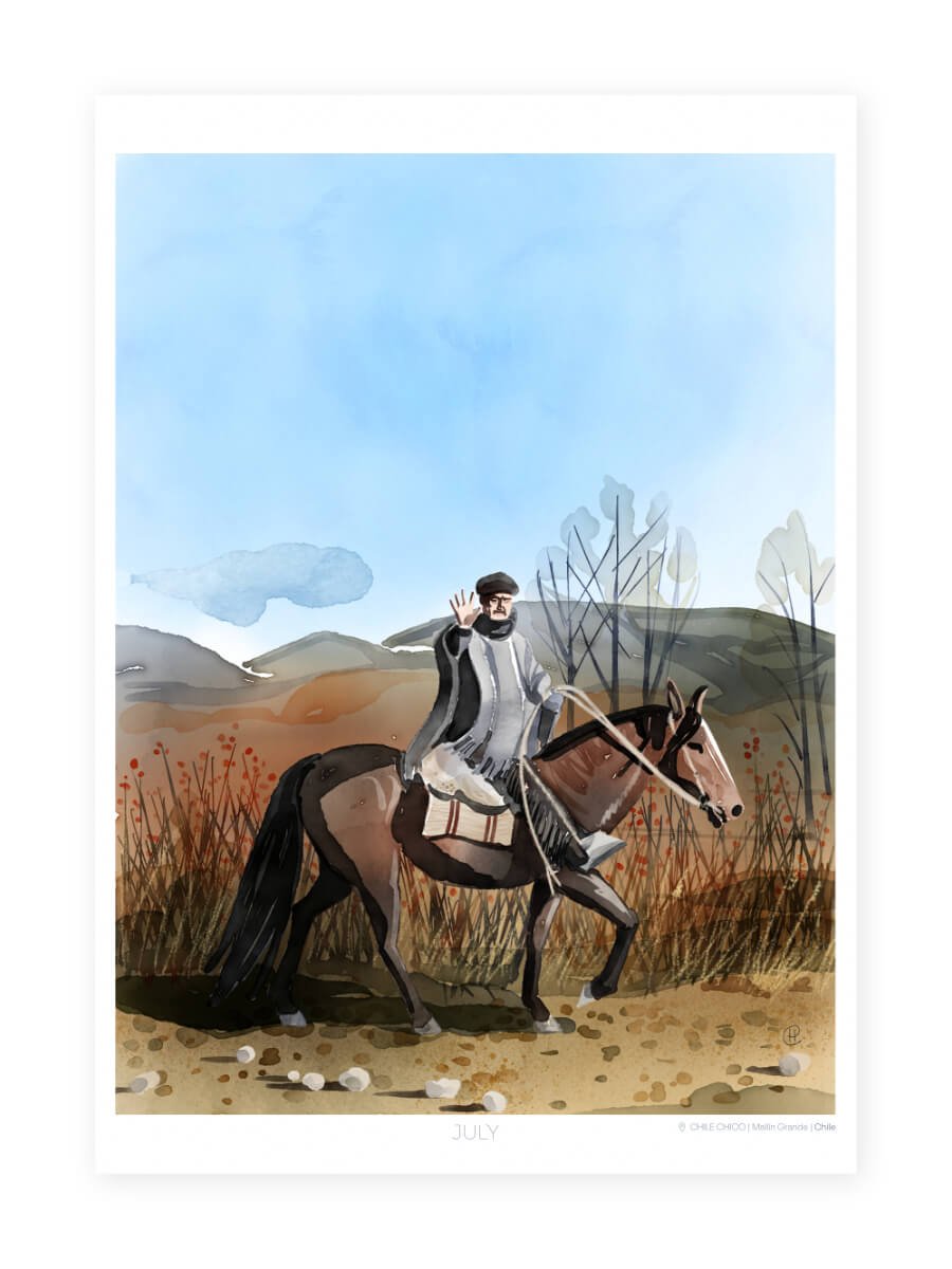 Julibild des HOPPIRIGHT-Kalenders "Patagonia in Fall"
