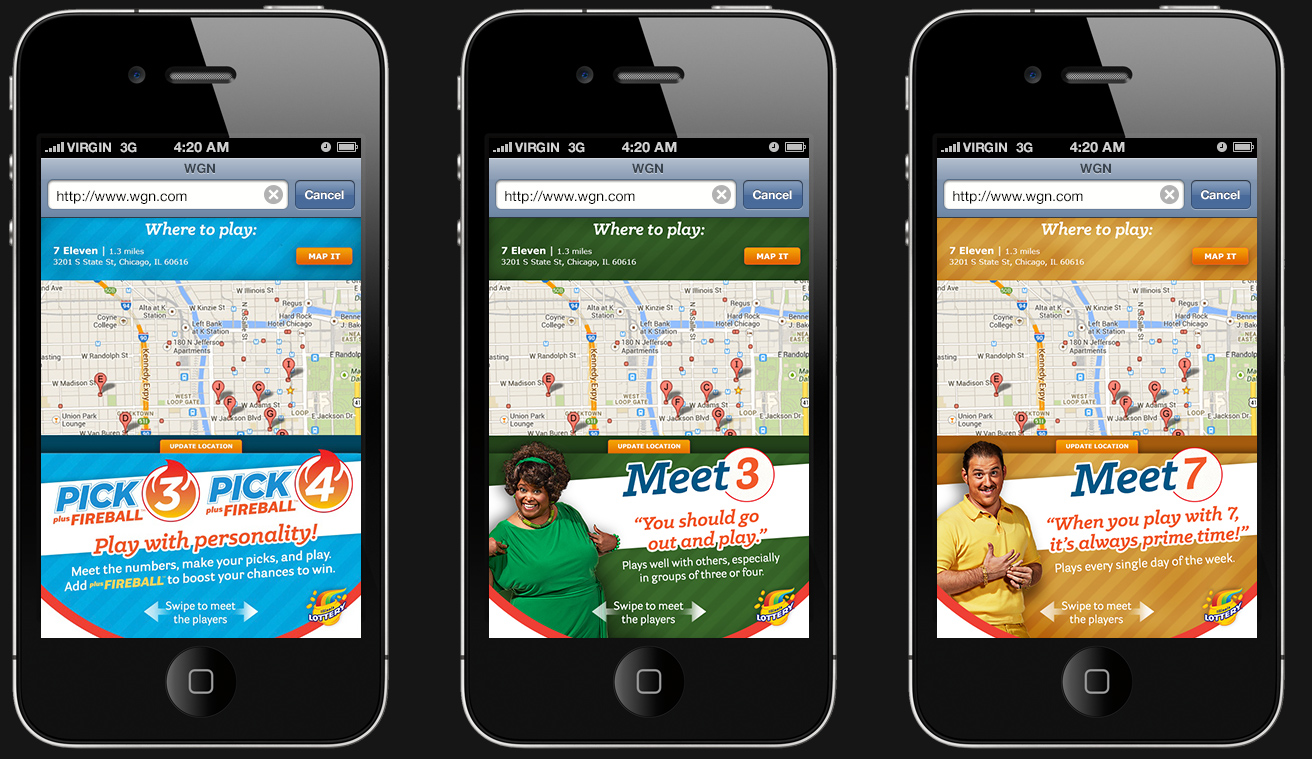 Pick 3/Pick 4 Campaign – Mobile
