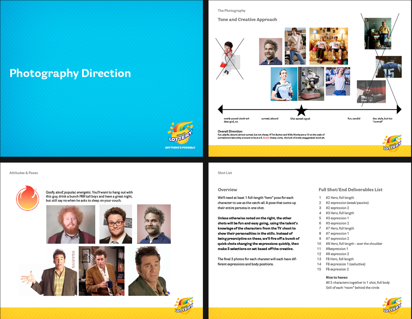 Pick 3/Pick 4 Campaign – Photography direction