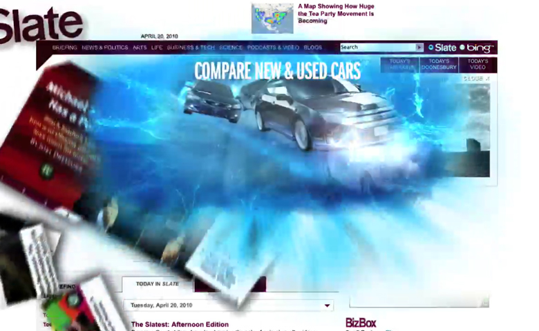 Slate.com – homepage takeover