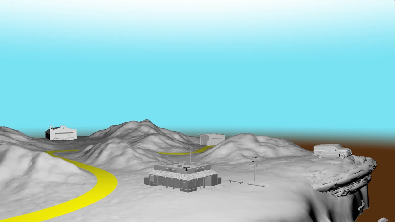 2. First 3D render