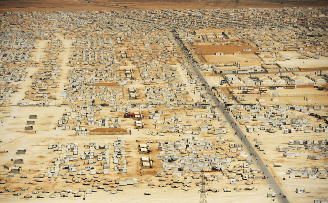 Zaatari mülteci kampı: 2012'den önce bir çöl parçasıyken, bir sene içinde Ürdün'ün 4. büyük şehri oldu