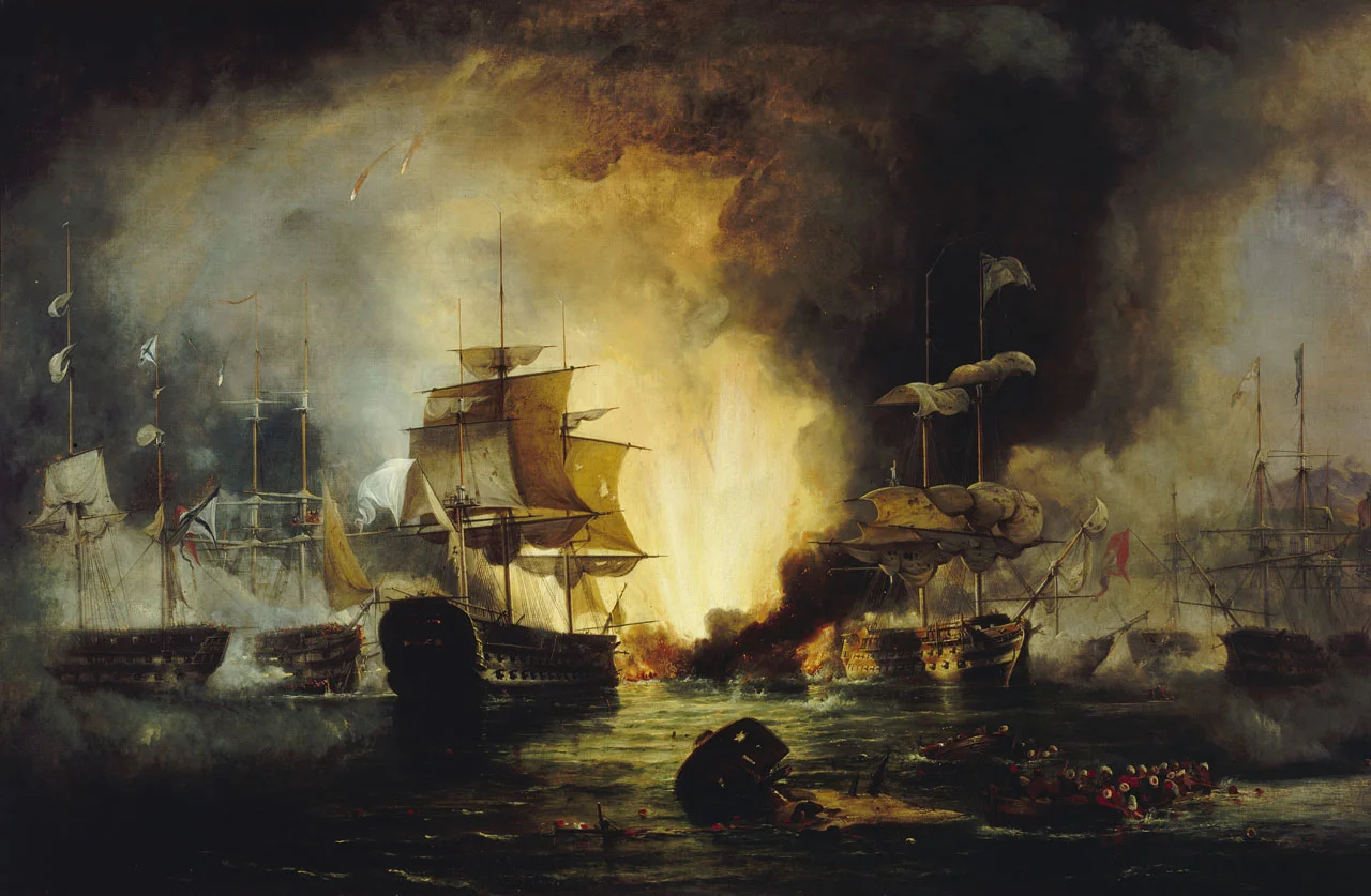 Navarino Deniz Savaşı. Fotoğrafı az ışıkta, Samsung S4'le çektim. #nofilter #epicnavalbattlesofhistory #shitisgoingdown