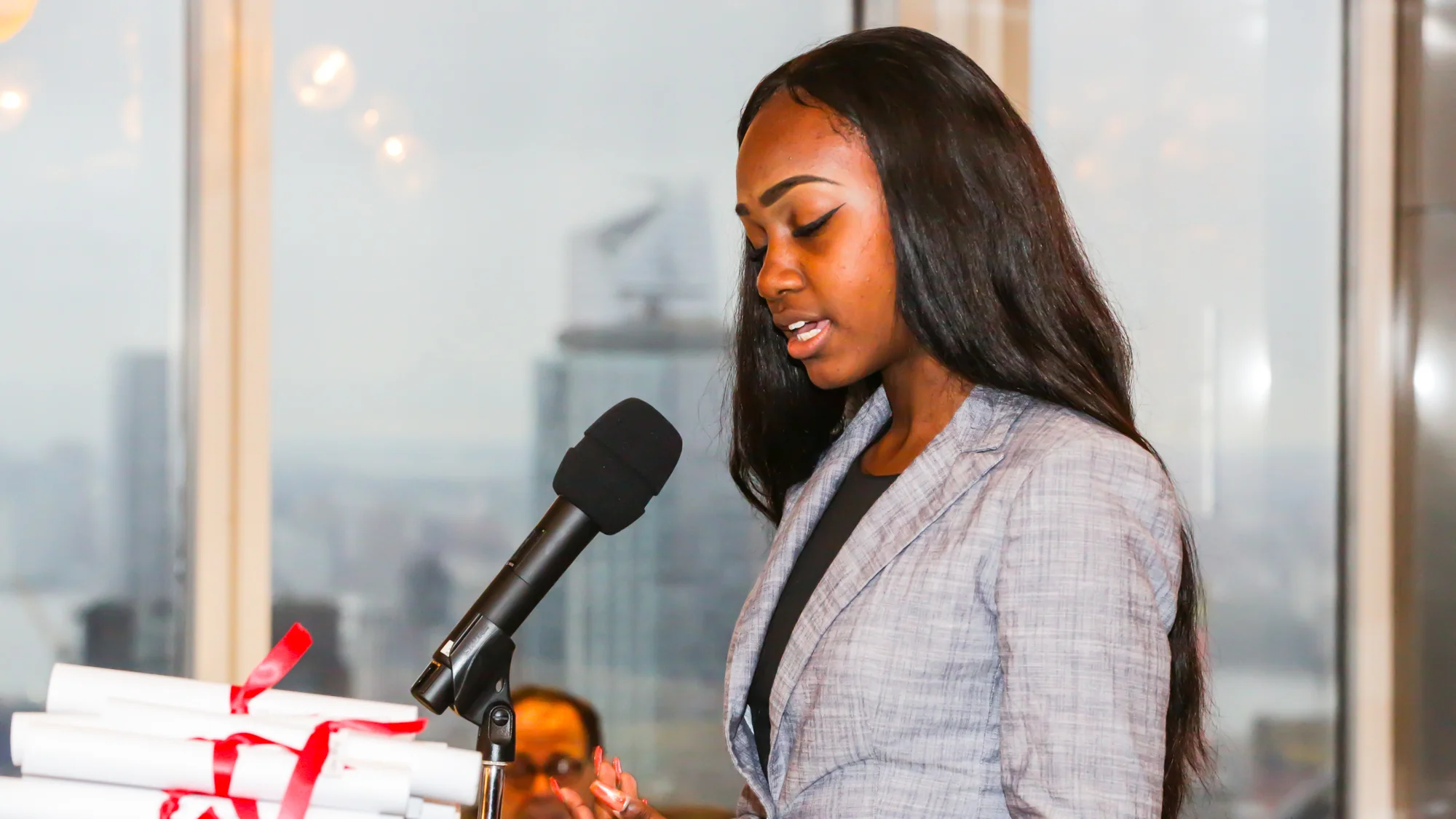 Celine Agard is a graduating senior at Midwood High School in Brooklyn.