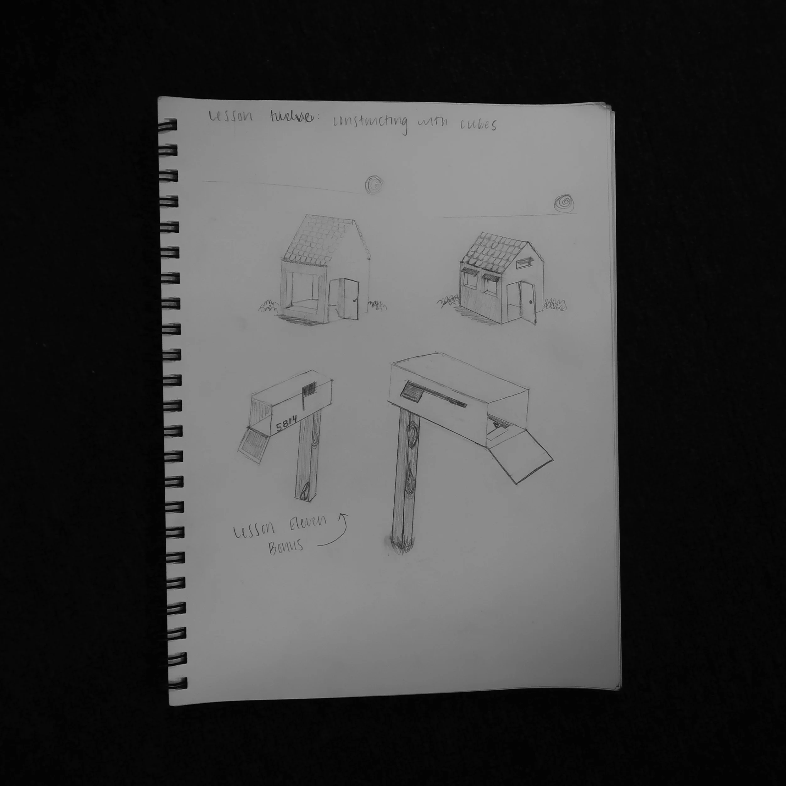 I was incredibly proud of this mailbox. Look at that woodgrain! Look! At! It!