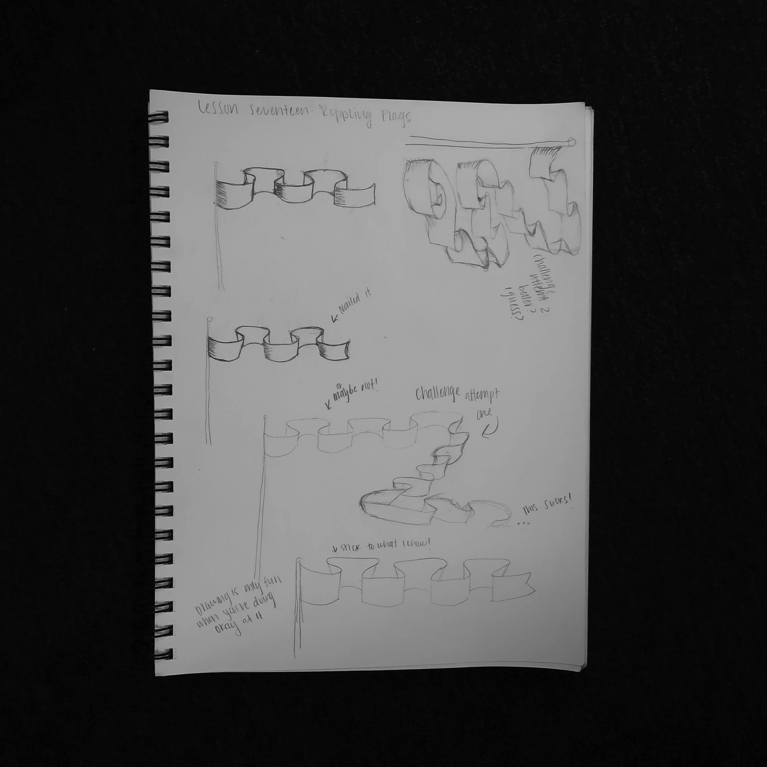 These flags were fun! But I felt like when it came to the "challenge," I had zero instruction, so I was bad. I hate being bad at things!