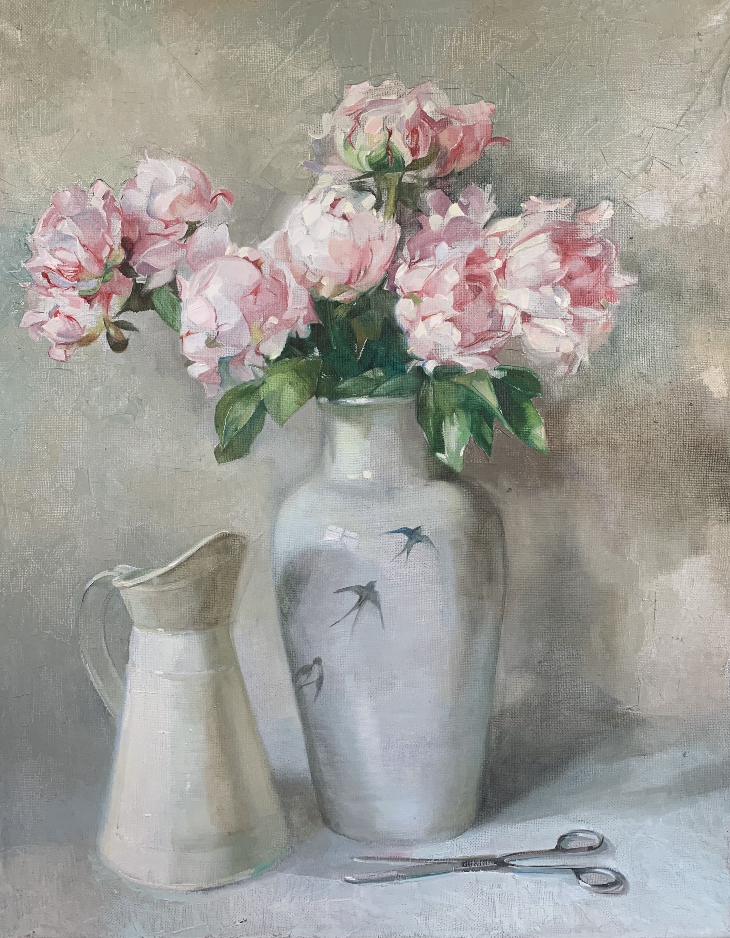 Swallow Vase and Scissors.